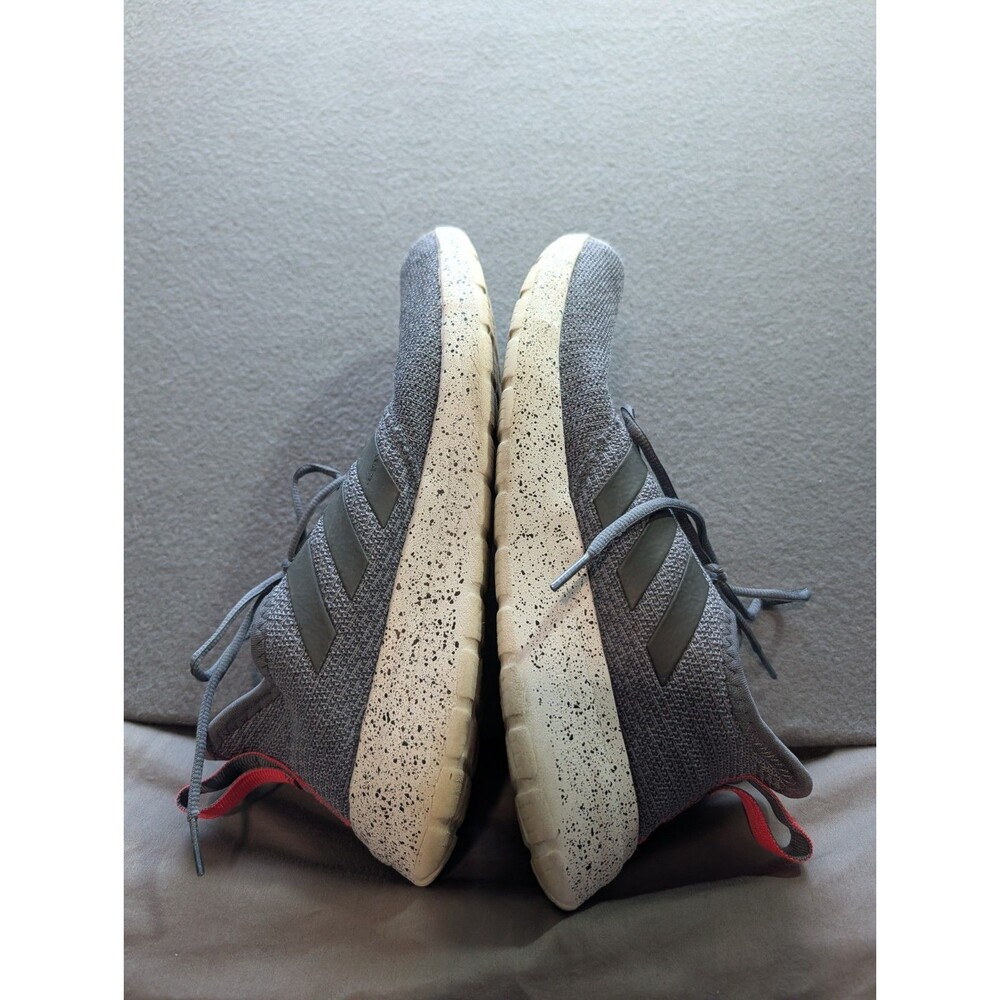 Adidas Cloudfoam Ultimate Men’s Size 10 Gray Black Knit Running Athletic Shoes